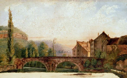 Le Pont de Nahin à Ornans, vers 1837